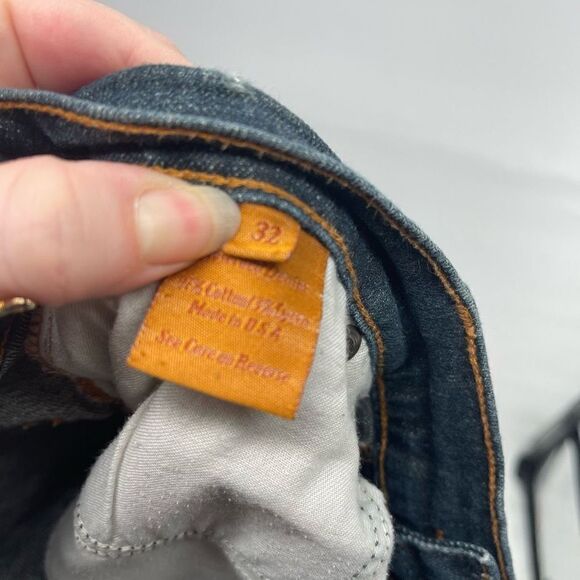 James Jeans Women's Dry Aged Bootcut Low Rise Dark Wash Denim Blue Size 32 - Picture 12 of 14